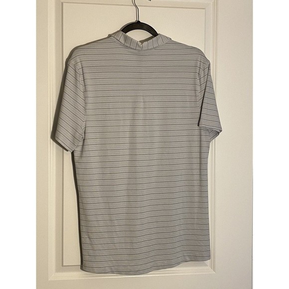 Lululemon Evolution Long Sleeve Performance Polo Shirt Mens Sz M Ivory Read - Picture 3 of 5